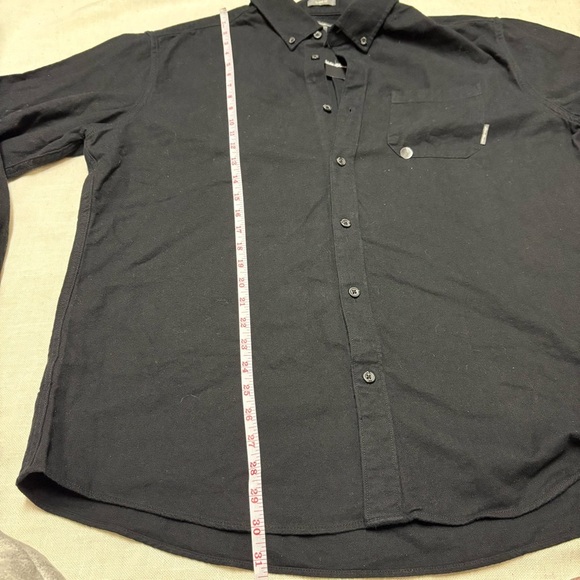 Eddie Bauer Mens XL Eddie's Favorite Flannel Classic Fit Shirt Black Coal NWT - Picture 8 of 11